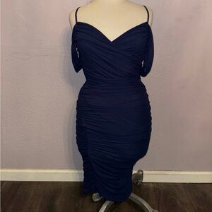 Shein blue dress